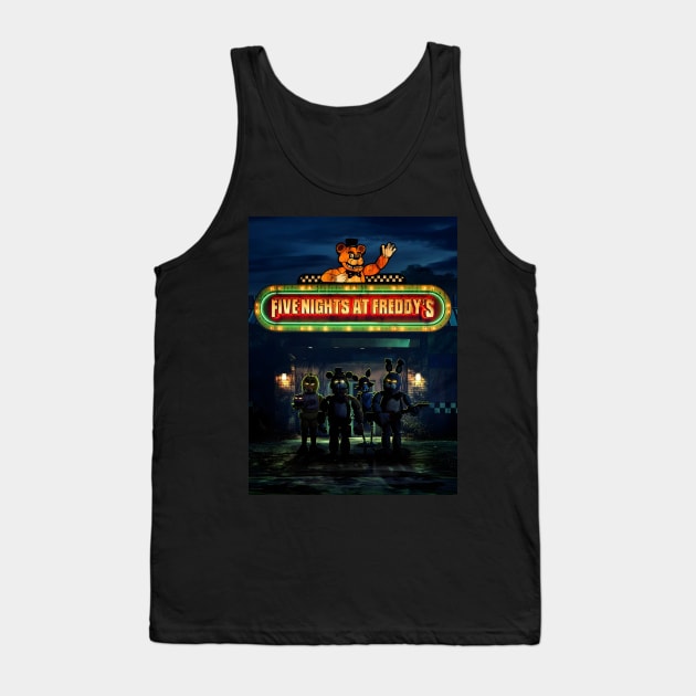 Five Nights at Freddy's - movie poster Tank Top by Surton Design